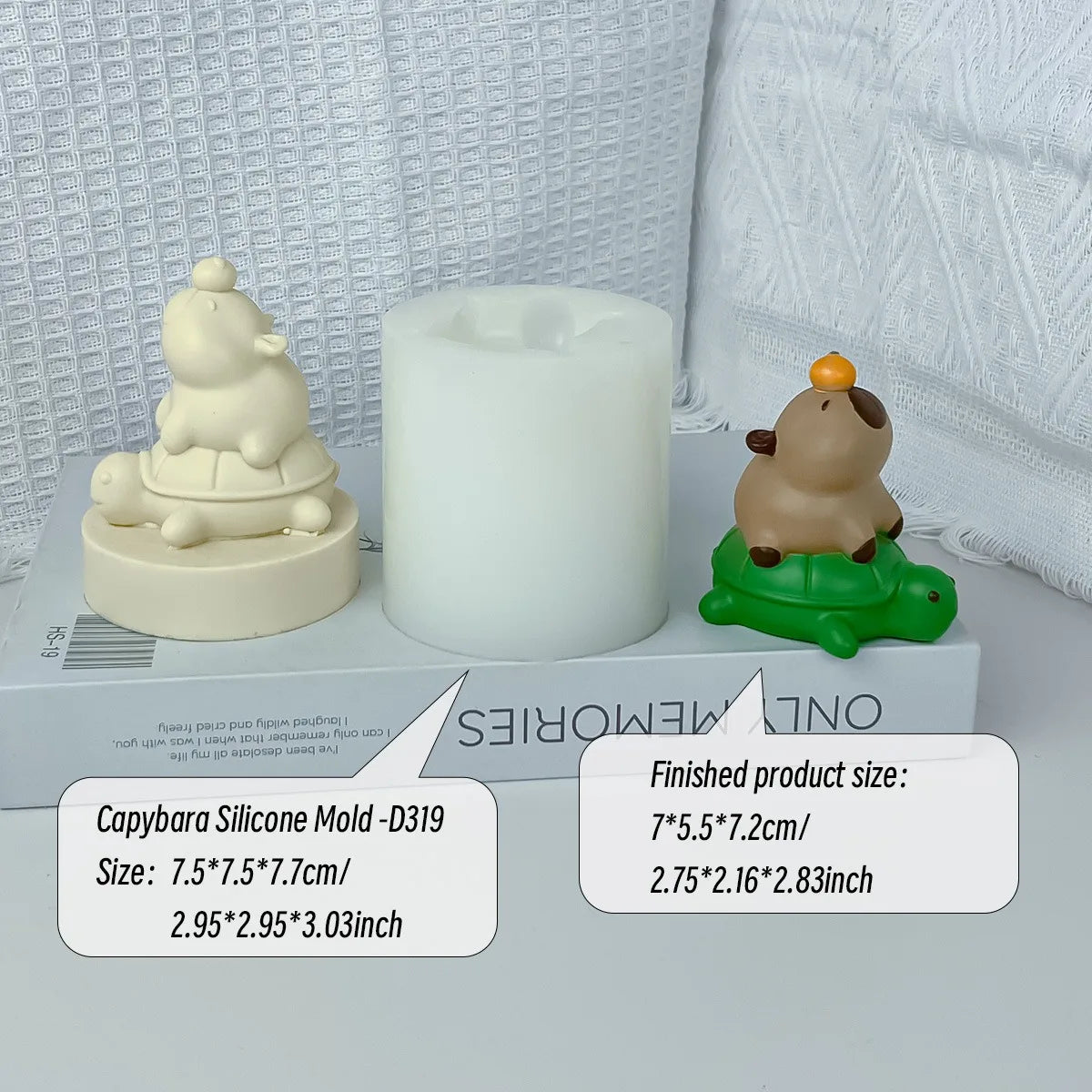 Capybara Silicone Mold – Jelly, Pudding & Baking Mould