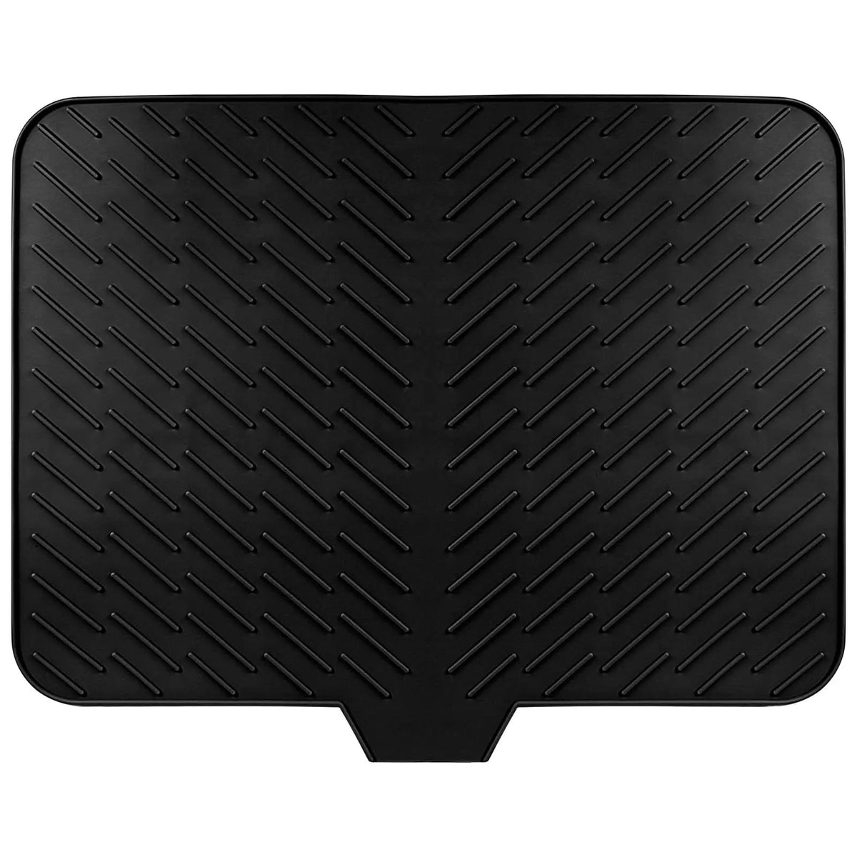 Silicone Sloped Drain Mat – Non-Slip Dish Drying Pad for Kitchen