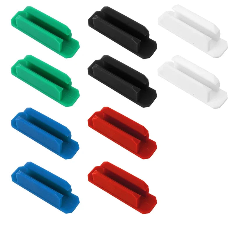 Self-Adhesive Silicone Pen Holder Clips for Desk & Laptop