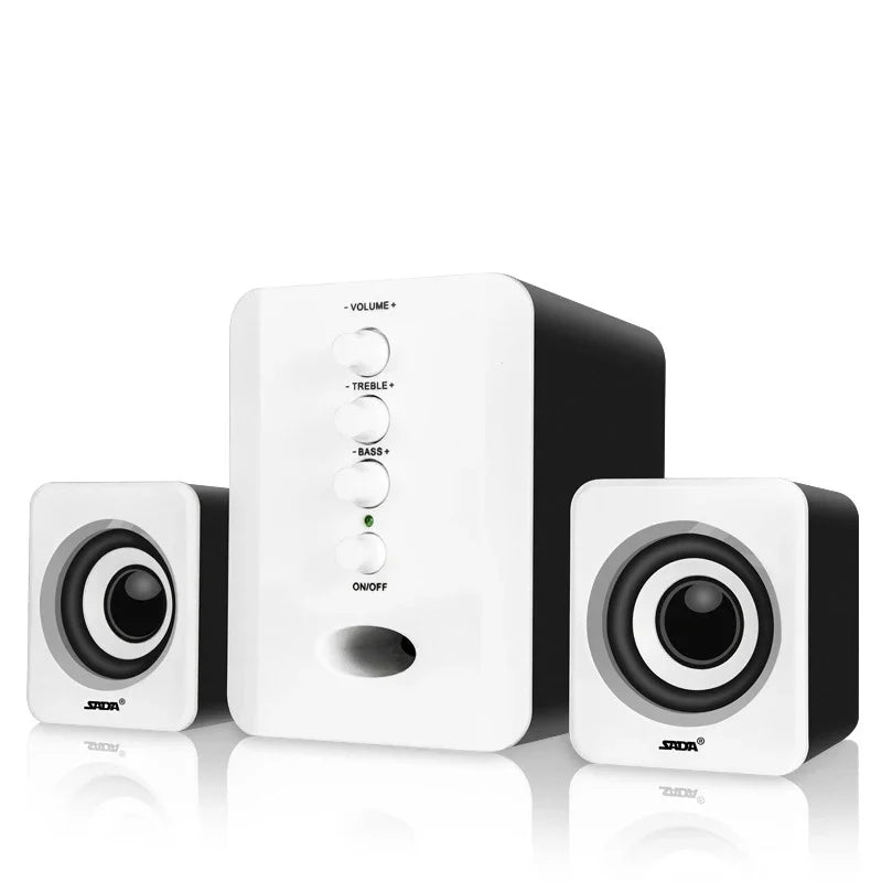 USB Wired Computer Speaker System – Gaming, Music & Multimedia