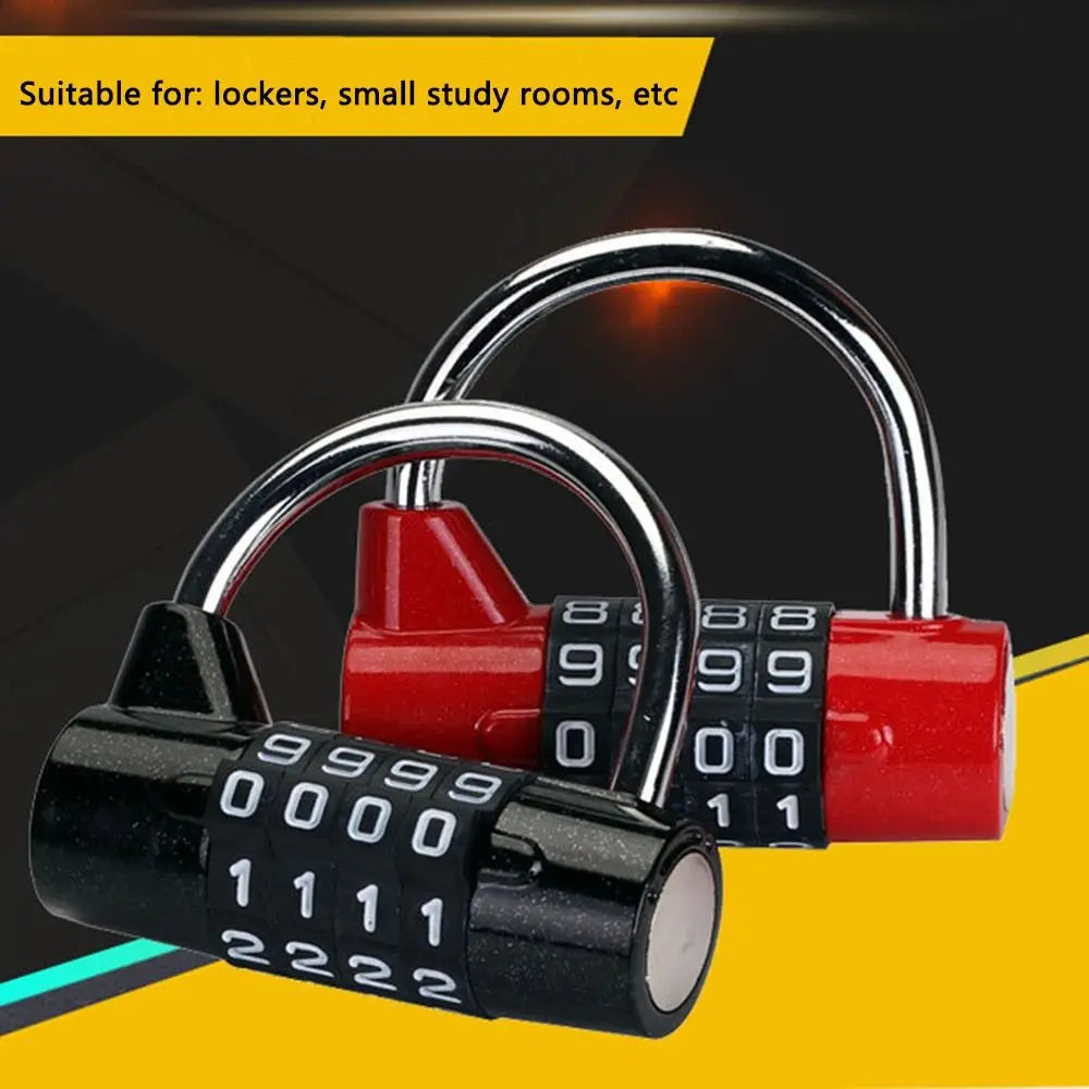 4-Digit Combination Padlock – Luggage, Gym & Cabinet Lock