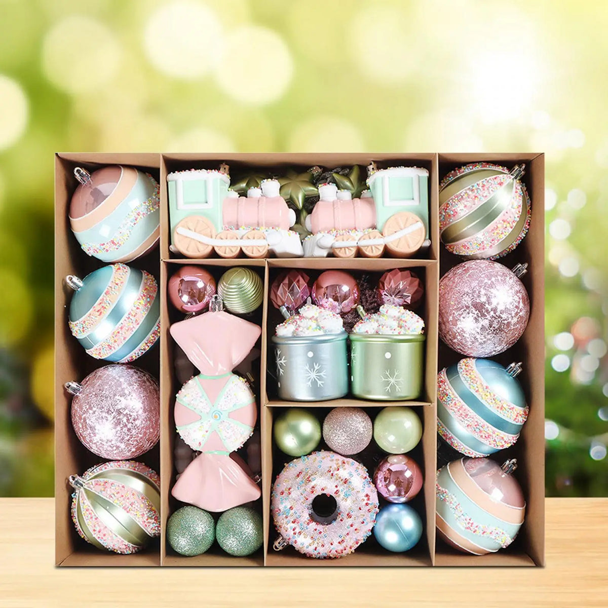 Shatterproof Christmas Ball Ornaments Set | Holiday Tree Decor