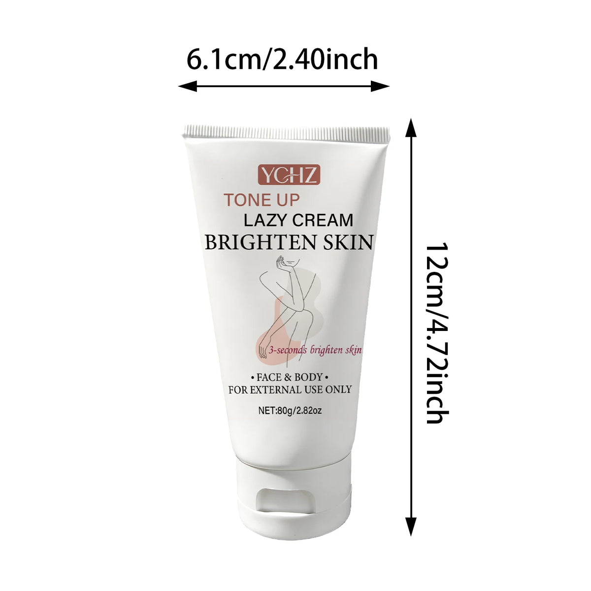 YCHZ Skin Brightening Cream – Niacinamide & Collagen, 80g