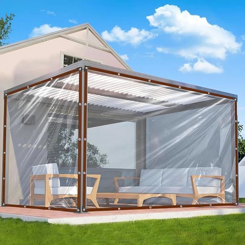 Transparent PE Film Tarpaulin – Customizable Waterproof Cover