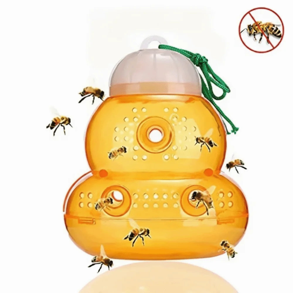 Reusable Outdoor Wasp Trap – Hanging Multi-Hole Bee Catcher