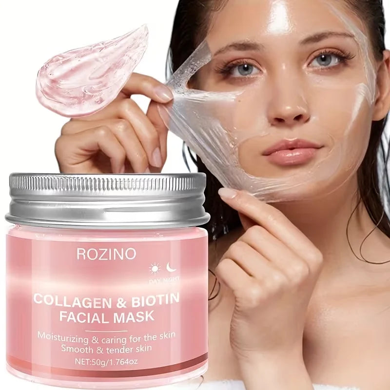 ROZINO Biotin Collagen Peel-Off Day & Night Face Mask