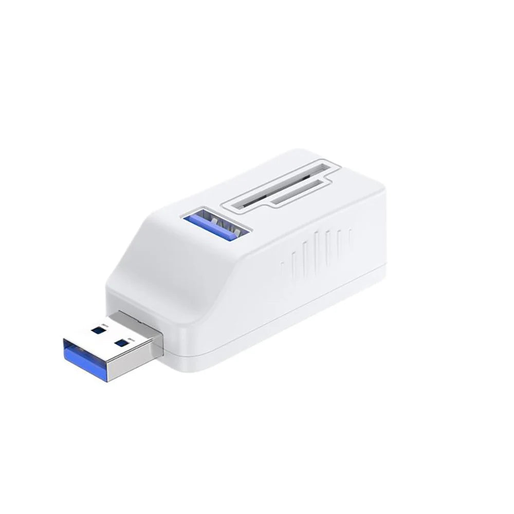 USB 3.0 Hub 5-Port Splitter with TF/SD/MMC Card Reader