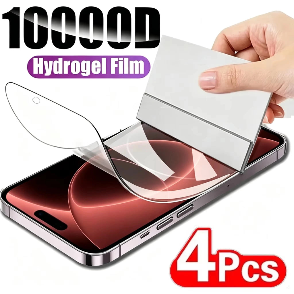 Hydrogel Screen Protector for iPhone – 1-4 Pack | AKABEILA
