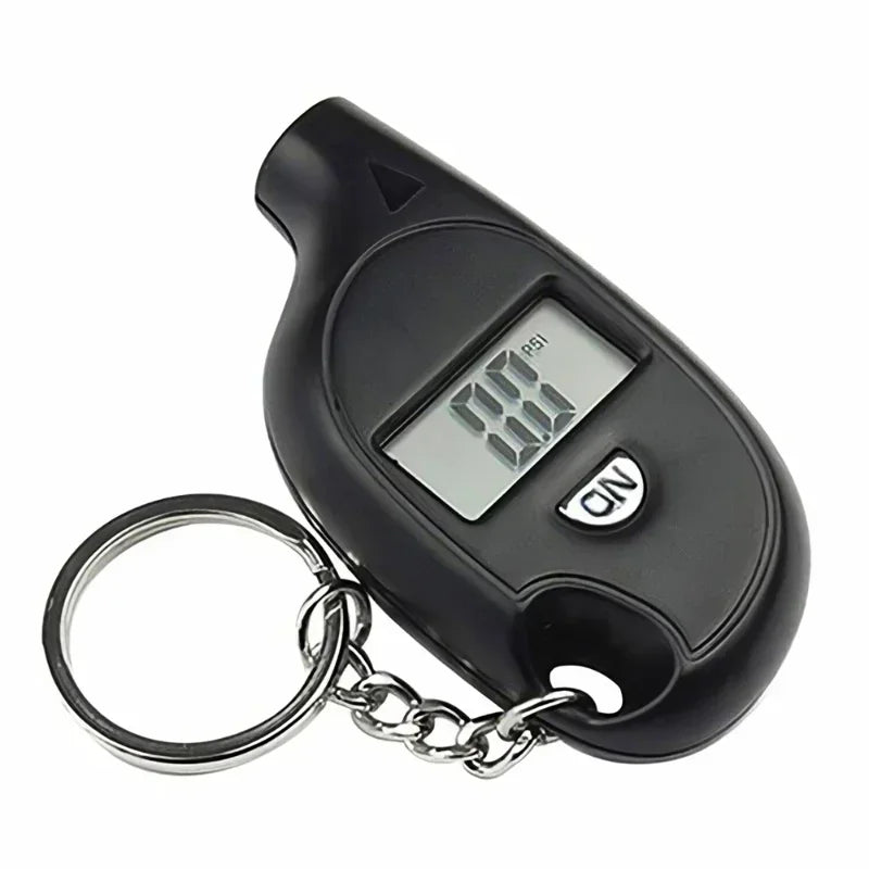 Mini Digital Keychain Tire Pressure Gauge – LCD Display