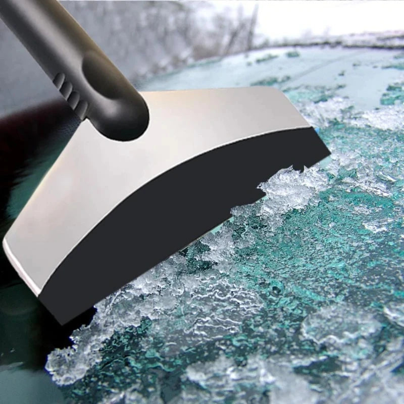 Stainless Steel Long Handle Car Snow Scraper & Ice Shovel
