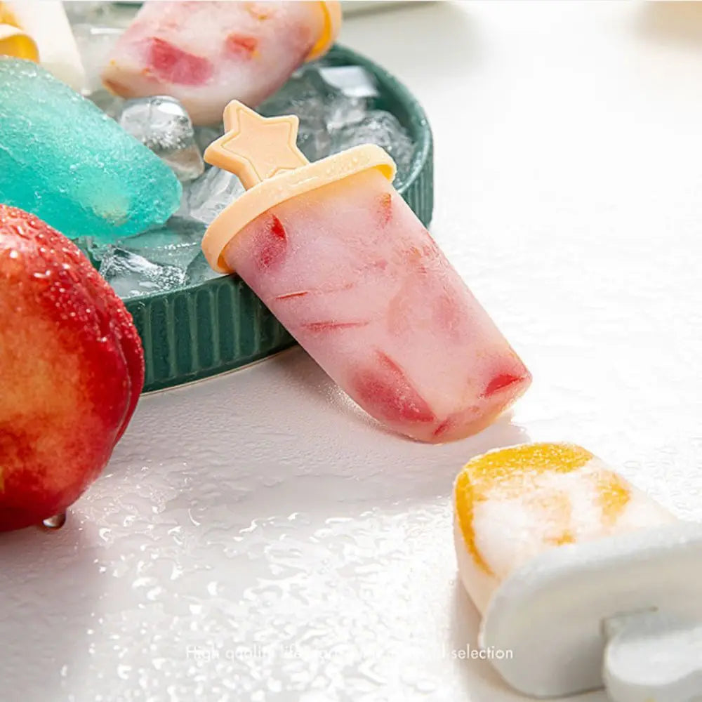Reusable Popsicle Mold with Lid & 8 Sticks | Food Grade