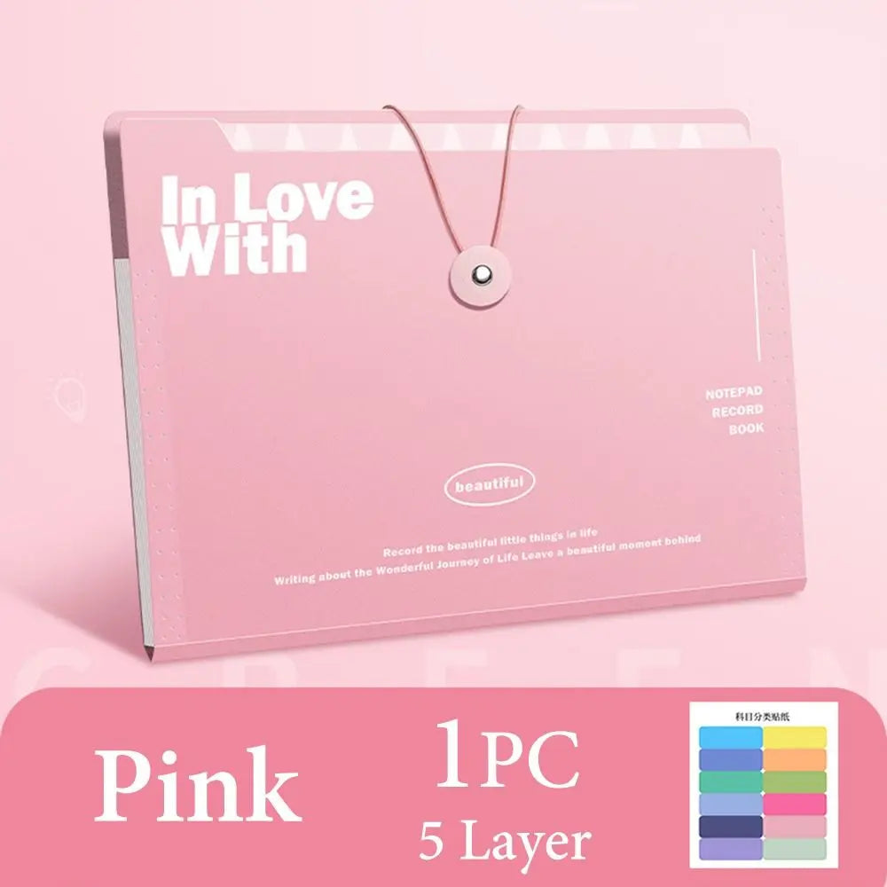 Waterproof A4 File Folder 5/8/12 Pockets | Document Organizer