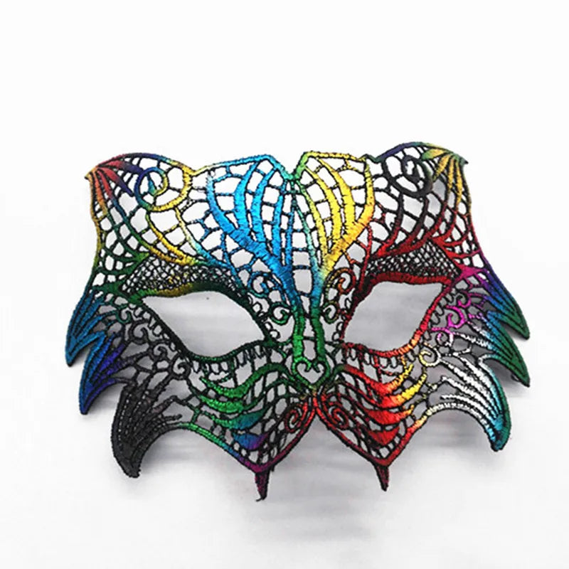 Elegant Venetian Lace Eye Mask – Masquerade & Carnival