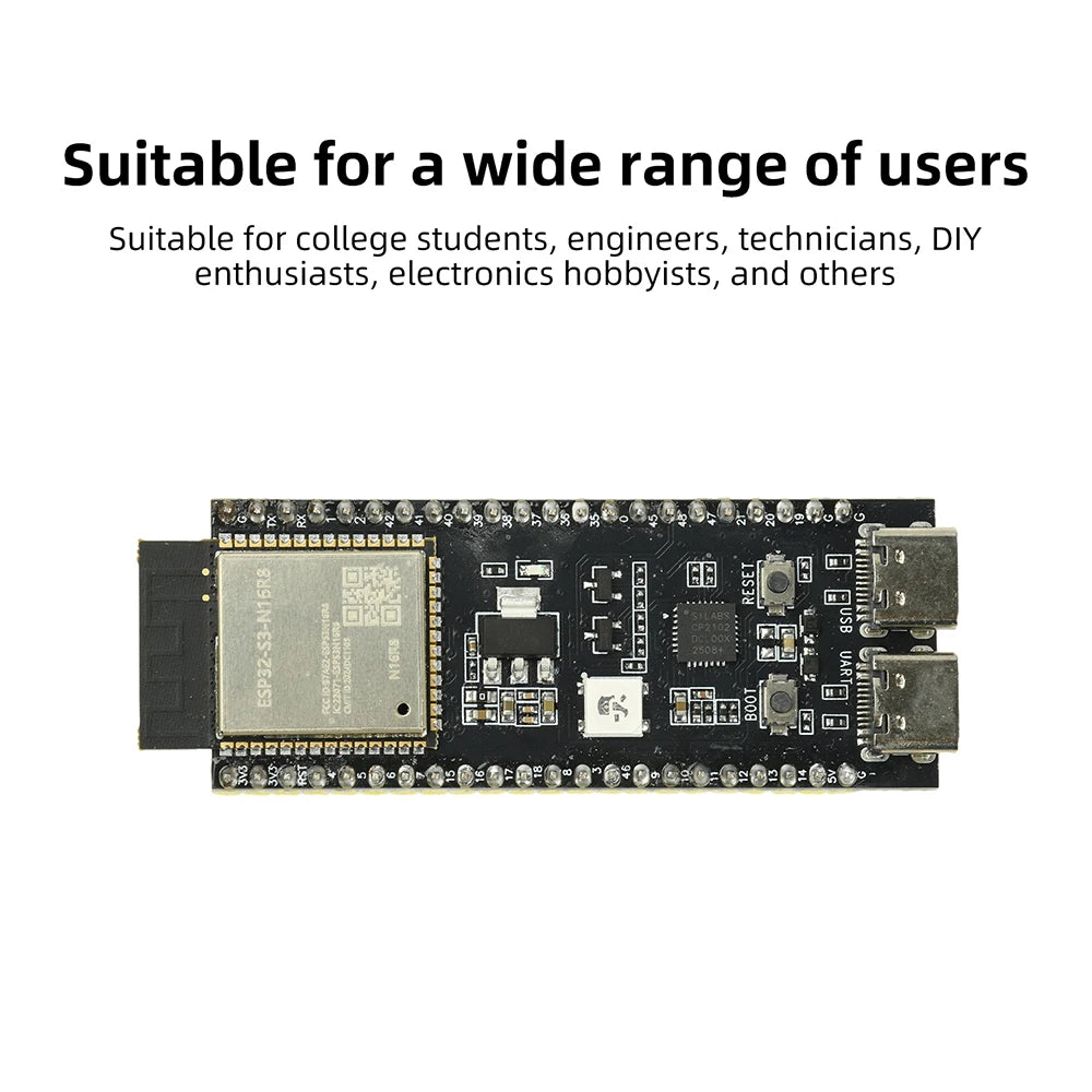 ESP32-S3-DevKitC-1 Wi-Fi & Bluetooth Board | 16MB Flash 8MB