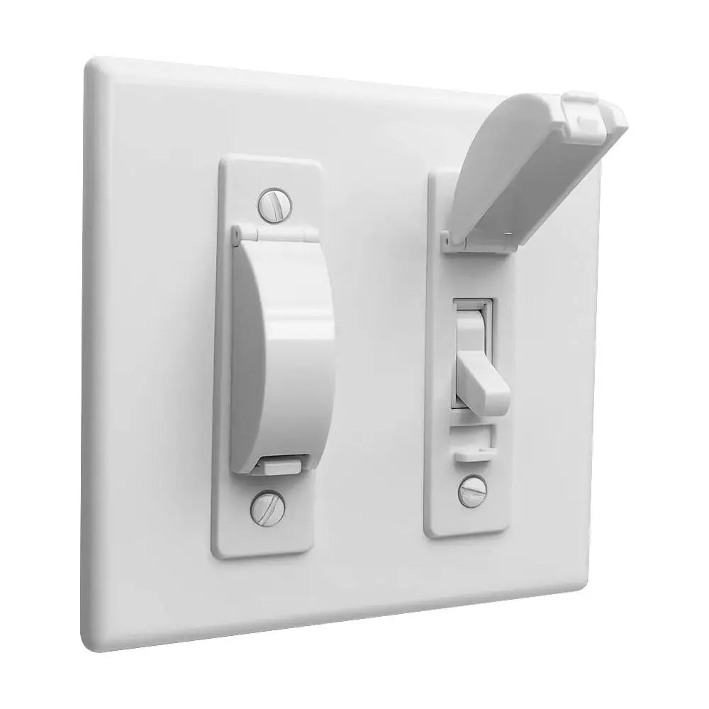 Child-Proof Wall Switch Guard Cover – 2-Pack Safety Lock