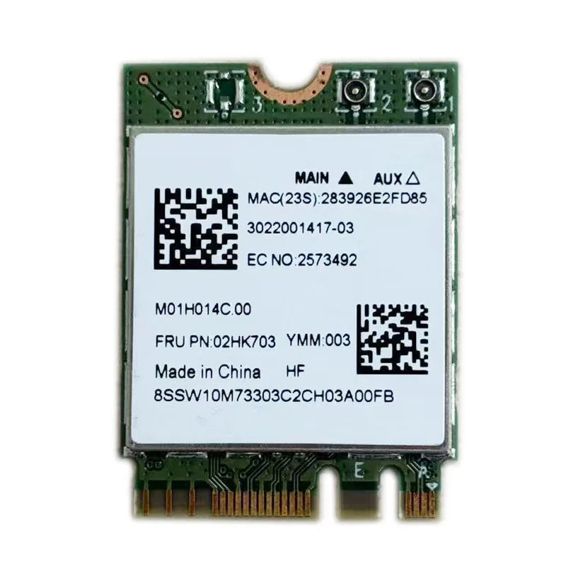 RTL8822CE Dual-Band WiFi 5 & Bluetooth 5.0 NGFF Card – Lenovo