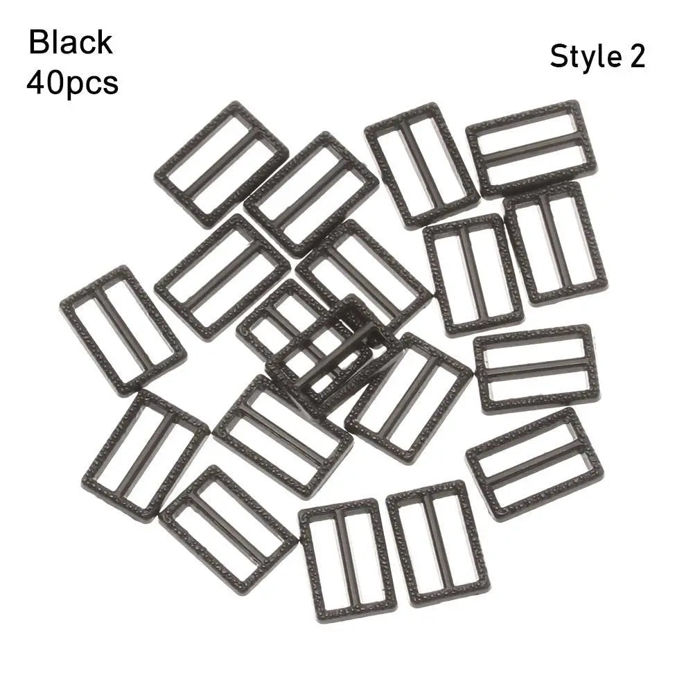 Mini Metal Doll Buckles Tri-Glide Belt DIY Accessories 20/40pcs