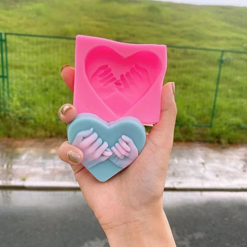 3D Heart Silicone Mold – Candle, Soap, Chocolate & Epoxy DIY