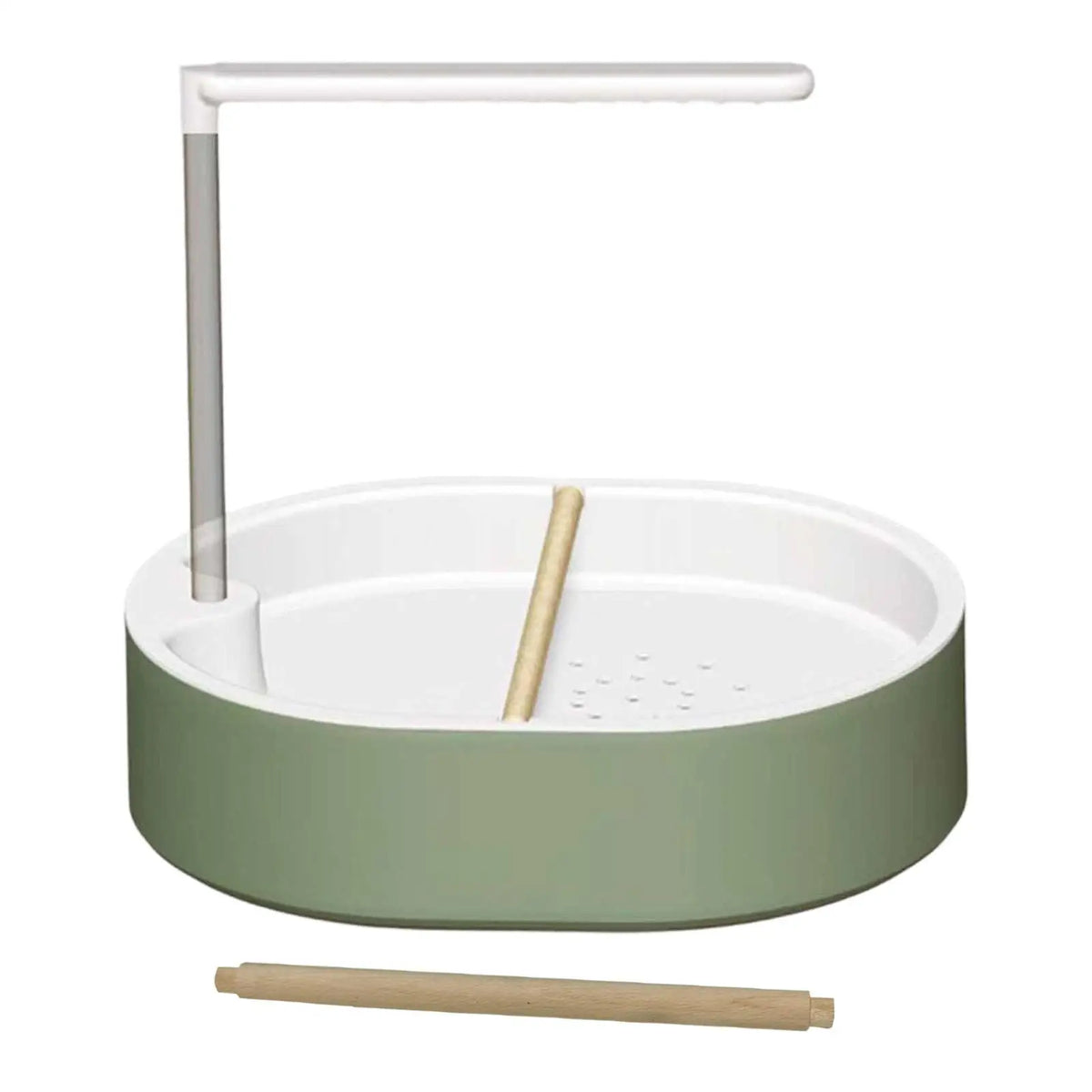 Automatic Parrot Bird Bath Shower with Wooden Perches