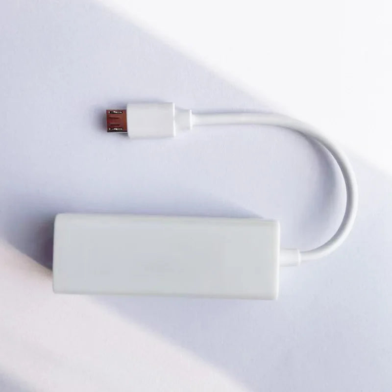 2-Pack USB-C & Micro USB to RJ45 Ethernet Adapter 100Mbps