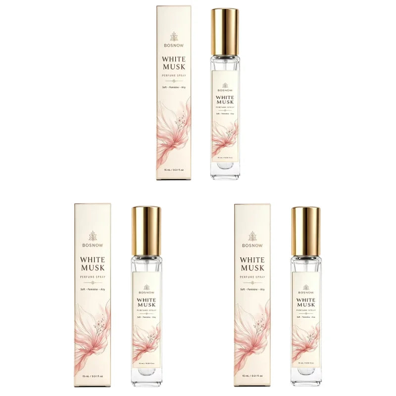 Bosnow White Musk Eau de Toilette 15ml – Women's Spray