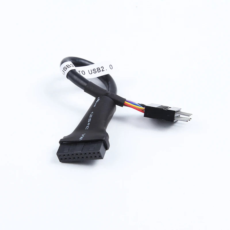 USB 3.0 to USB 2.0 Converter Cable – 20 Pin to 9 Pin Adapter