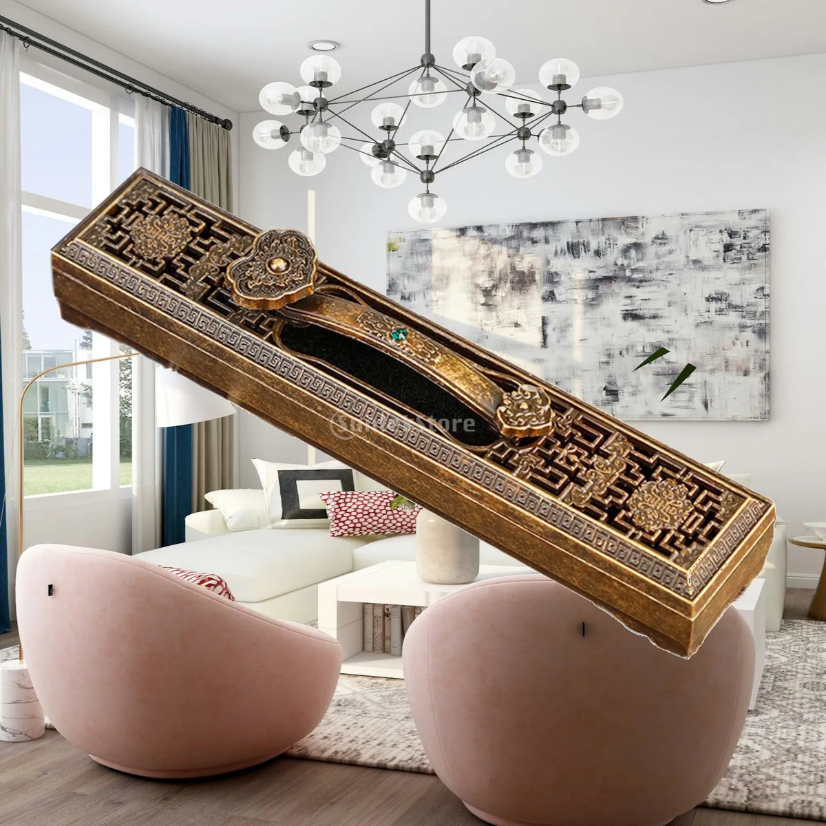 Kesoto Metal Incense Burner Box & Stick Holder for Spa