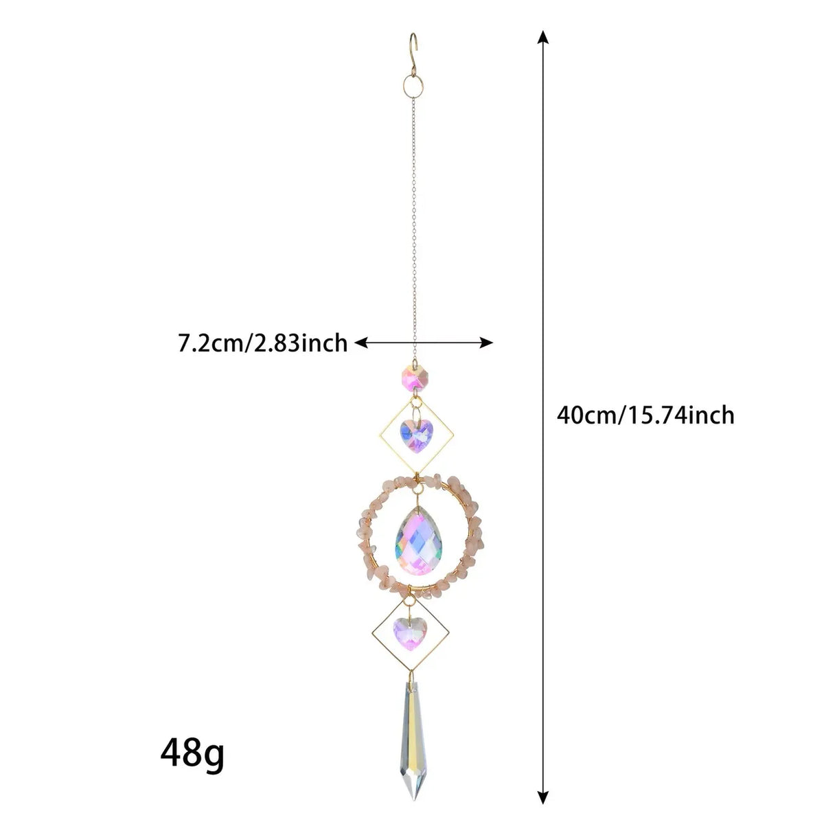 Rainbow Crystal Suncatcher Prism Window Hanging Ornament