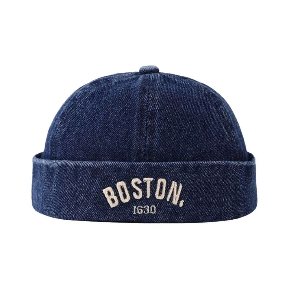 Letter Embroidered Baby Bucket Hat – Adjustable Cotton Cap