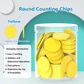 100pcs Colored Counting Chips – Math Teaching Tokens & Bingo
