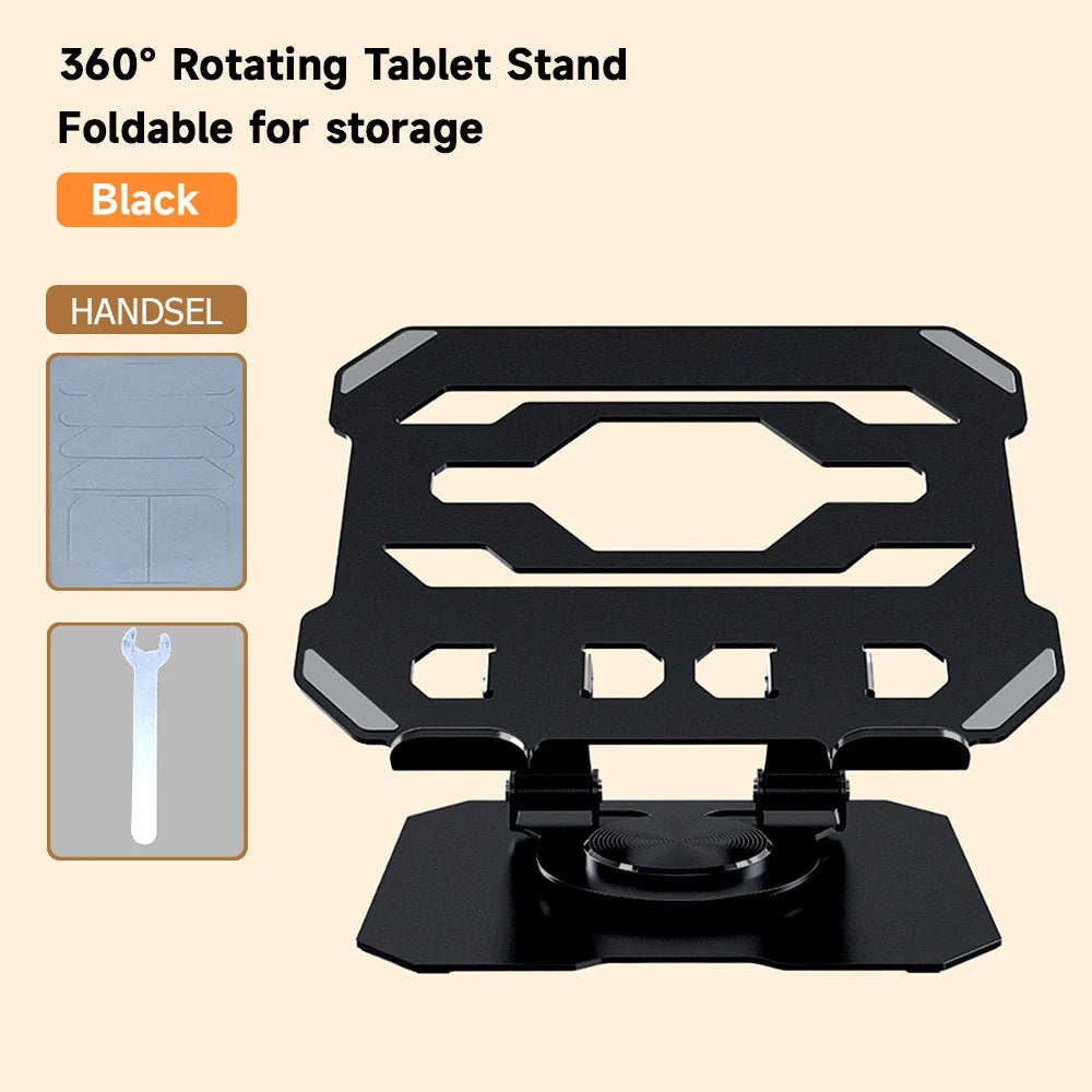 360° Rotating Tablet Stand – Adjustable Desk Holder for iPad & Phone