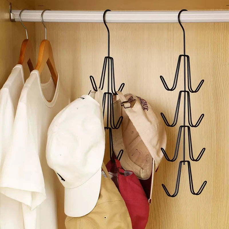 Rotating Metal Purse Hanger Organizer | Closet Handbag Holder