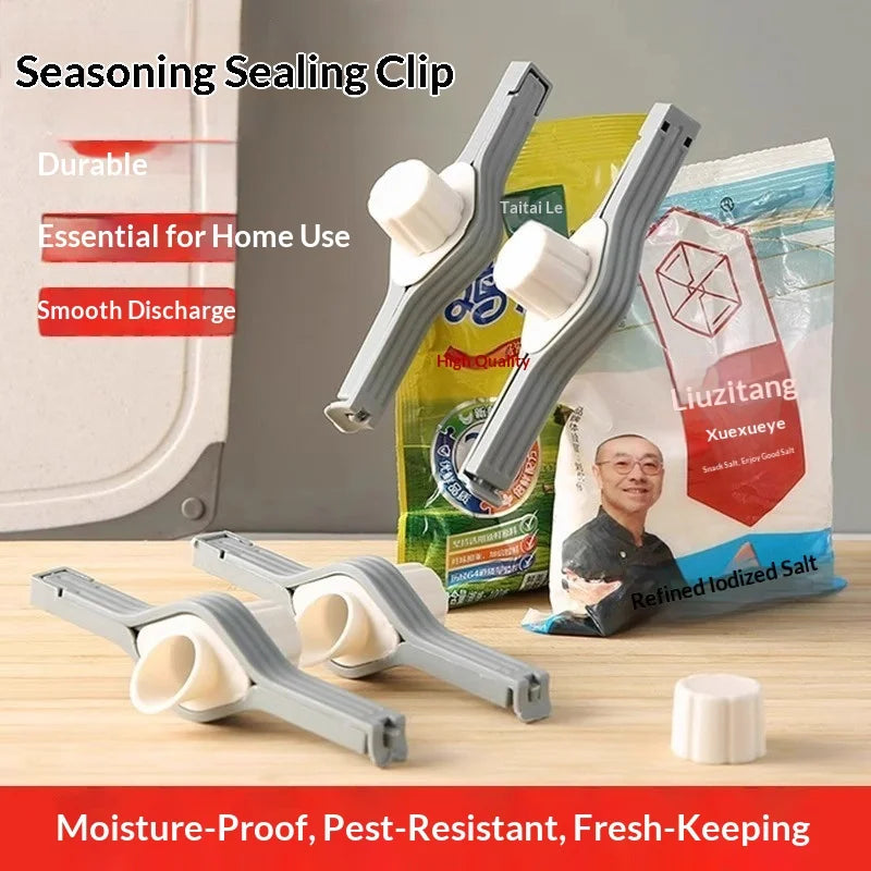 Food Sealing Clips with Pour Spout – 3/5-Pack Bag Clips