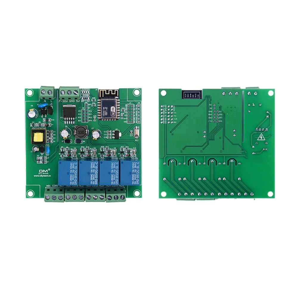 ESP8266 ESP-12F WiFi 4-Channel Relay Module Dev Board