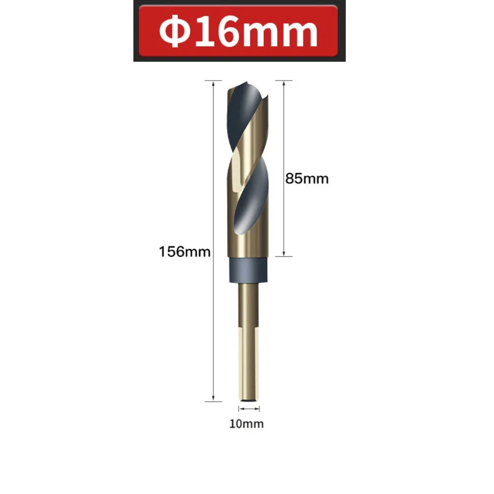 HSS Cobalt Twist Drill Bit 12mm–20mm Reduced Round Shank