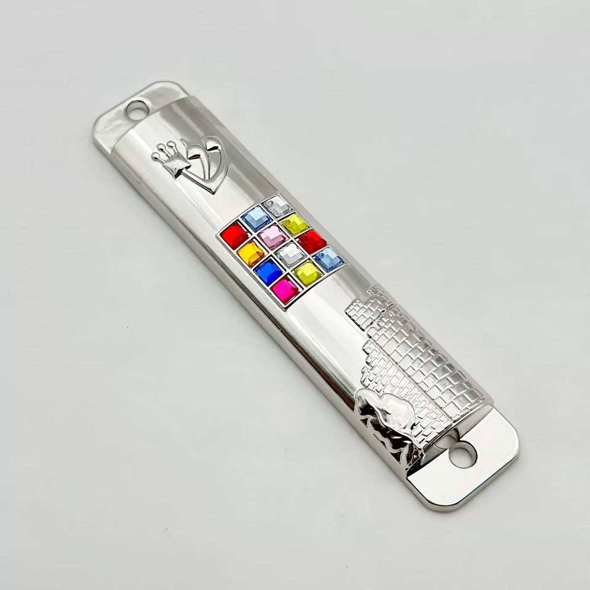 Jerusalem Mezuzah Case – Jewish Home & Hanukkah Door Decor