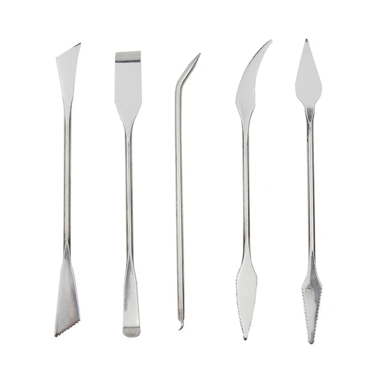 5-Piece Stainless Steel Clay Carving Knife Sculpting Tool Set