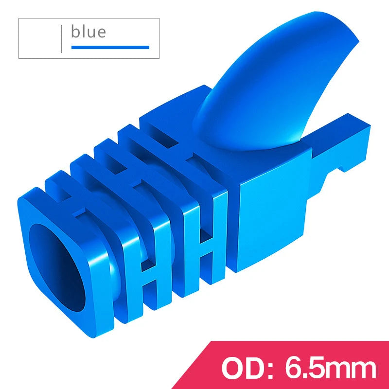 RJ45 CAT6 CAT5e Protective Caps – Multicolour 50/100 Pack