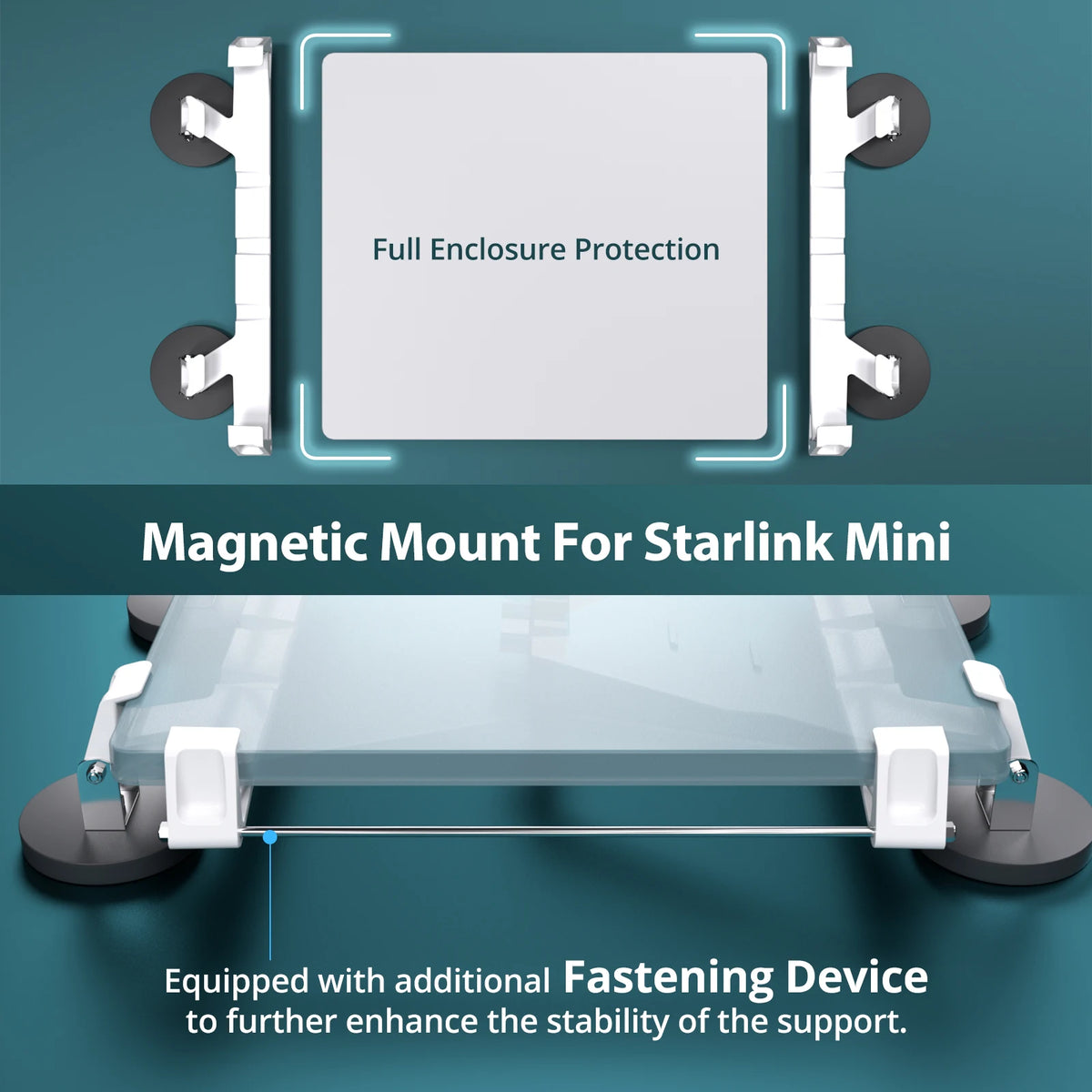 Magnetic Mount for Starlink Mini | Car Roof Rack & RV Kit
