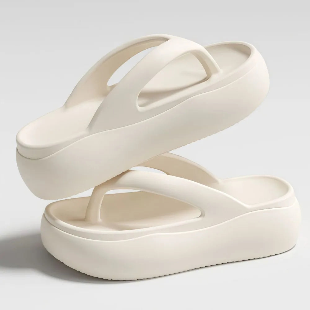 Women's 5CM Platform Flip Flops – Lightweight EVA Slippers