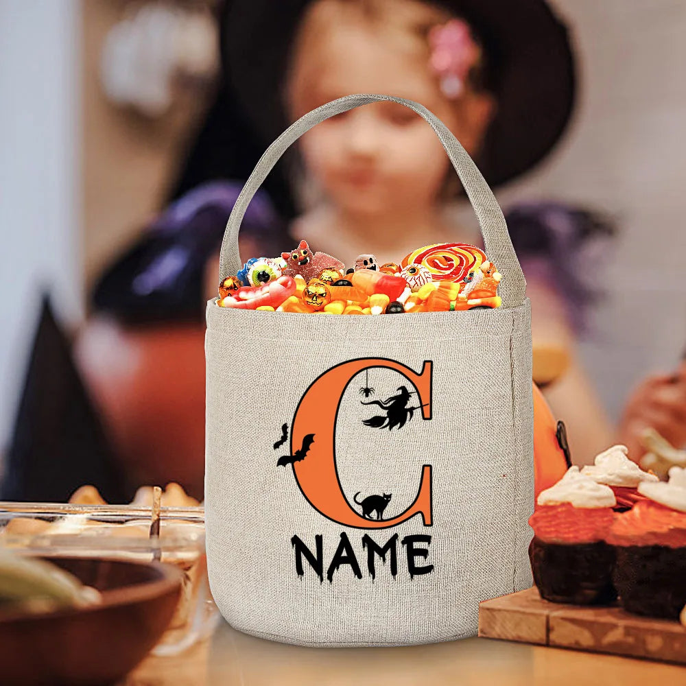 Personalized Halloween Trick or Treat Bag – Kids' Candy Tote