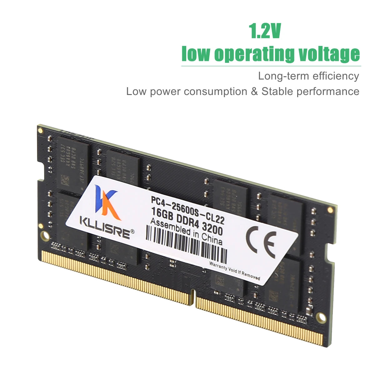 Kllisre DDR4 SODIMM 16GB 2666/3200MHz Laptop RAM Memory