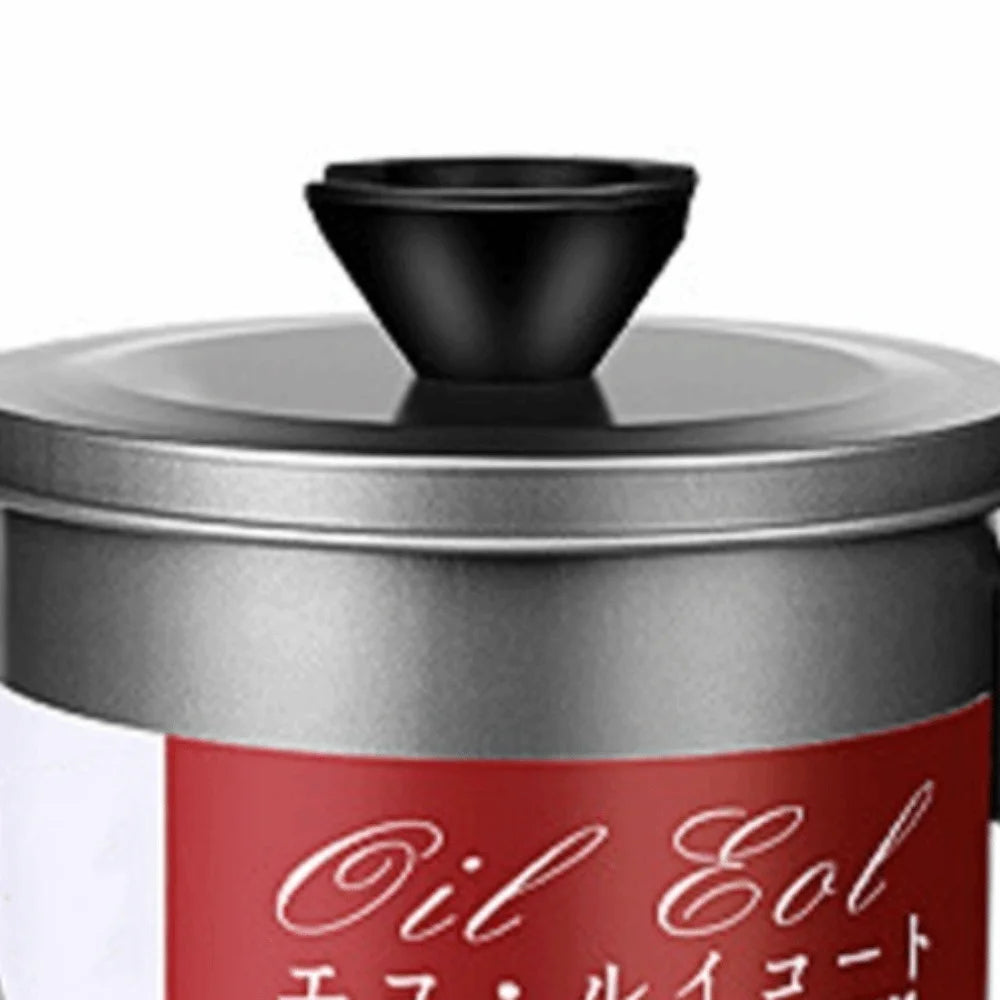 Stainless Steel Bacon Grease Container & Fine Mesh Strainer