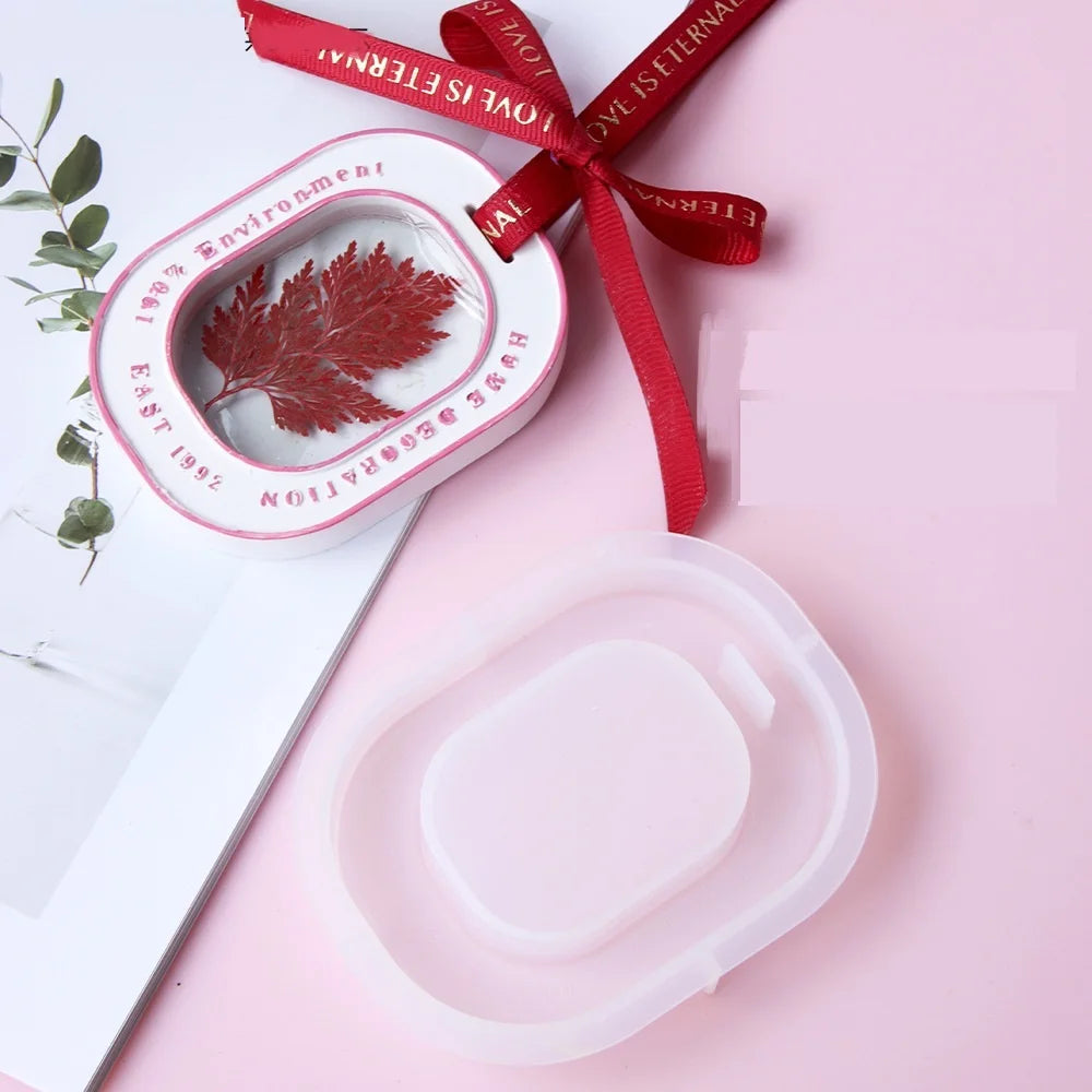 Silicone Pendant Mold – Round & Oval DIY Hanging Craft Molds