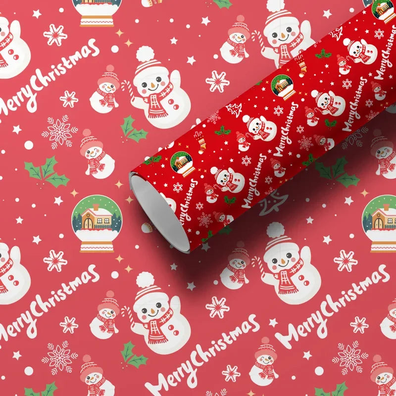 Christmas Wrapping Paper 50x70cm – Festive Holiday Gift Wrap