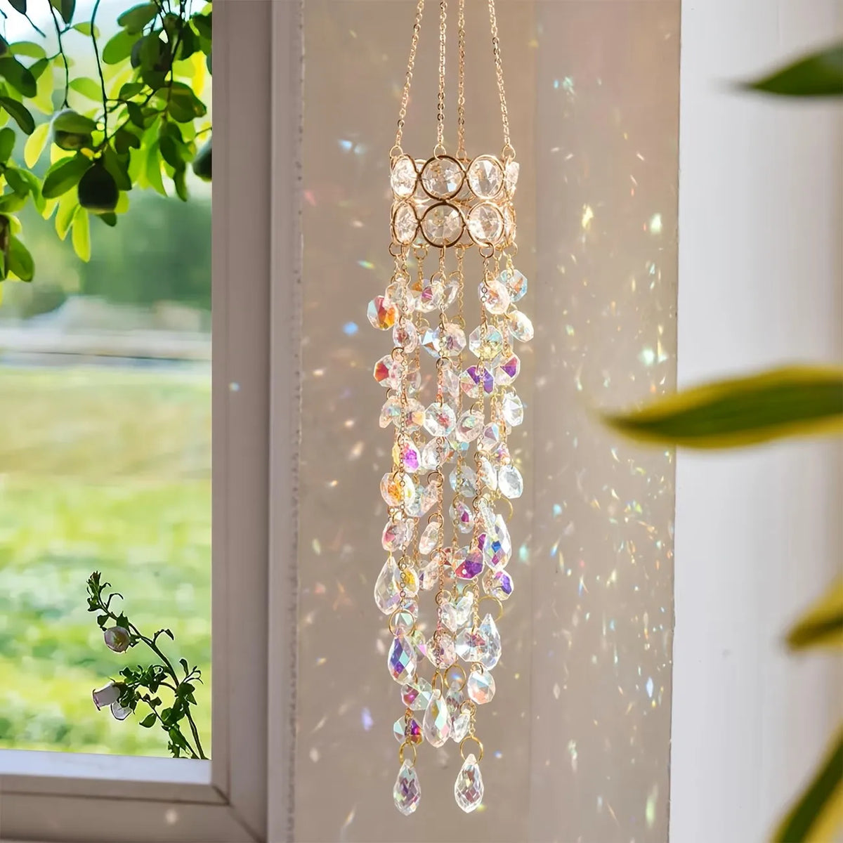Crystal Sun Catcher Hanging Window Prism Rainbow Maker