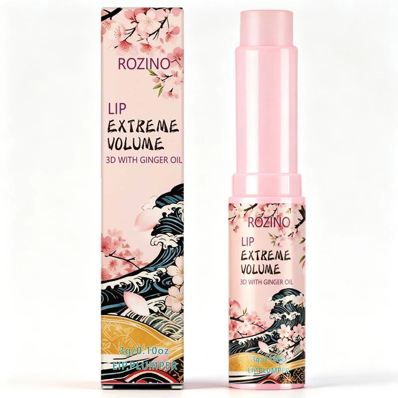 ROZINO 3D Plumping Lip Balm – Moisturizing & Glossy