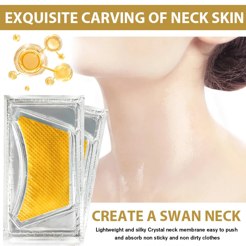 ROZINO Kojic Acid Turmeric Brightening Neck Mask | 5/10/15 Pack