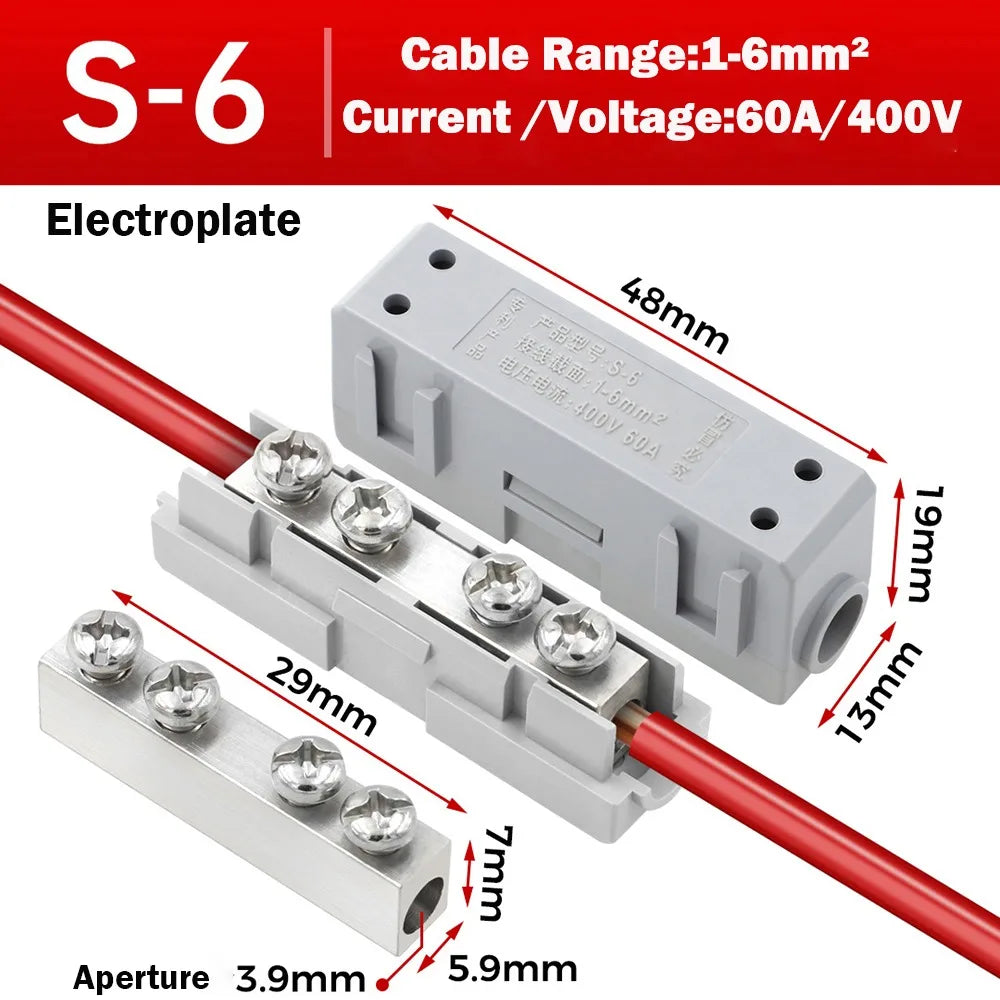 Brass Quick Wire Connector – High Power Splitter Terminal Block