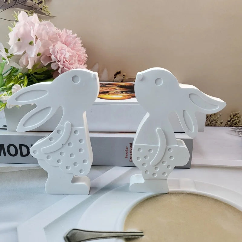 Easter Bunny Silicone Mould – Candle, Gypsum & Resin DIY